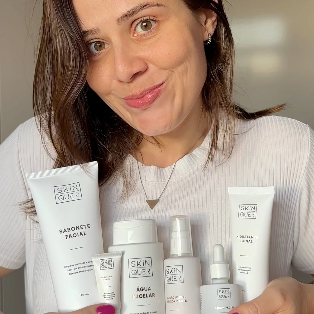 Rotina completa de skincare