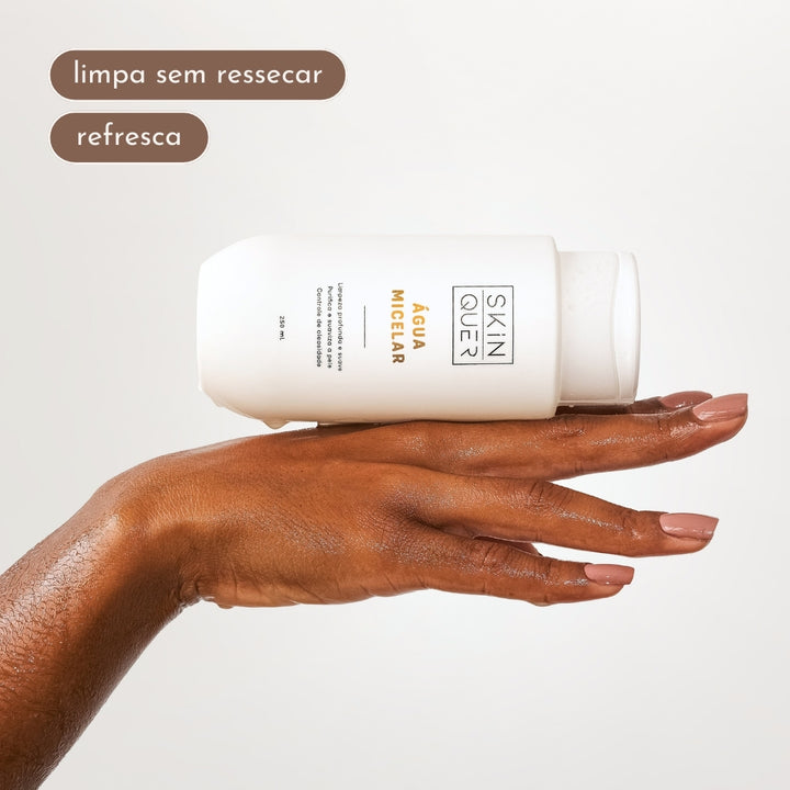 Água Micelar limpa sem ressecar