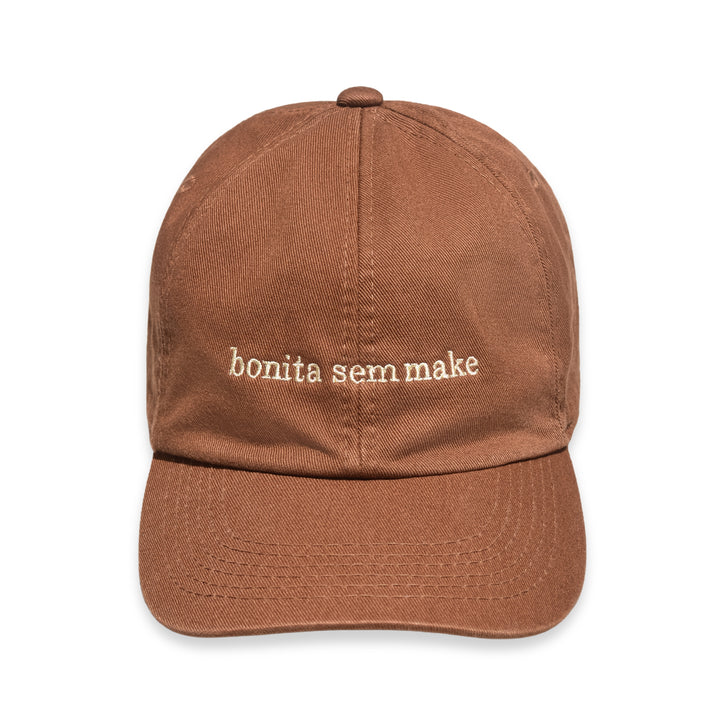 Boné bordado bonita sem make