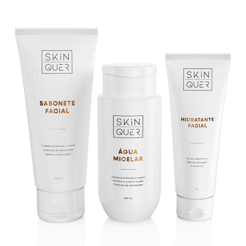 Kit Básico e Essencial Skin Quer