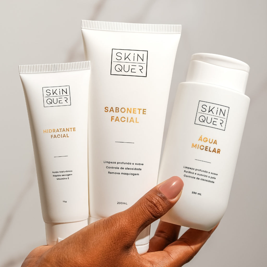 Kit Básico e Essencial Skin Quer