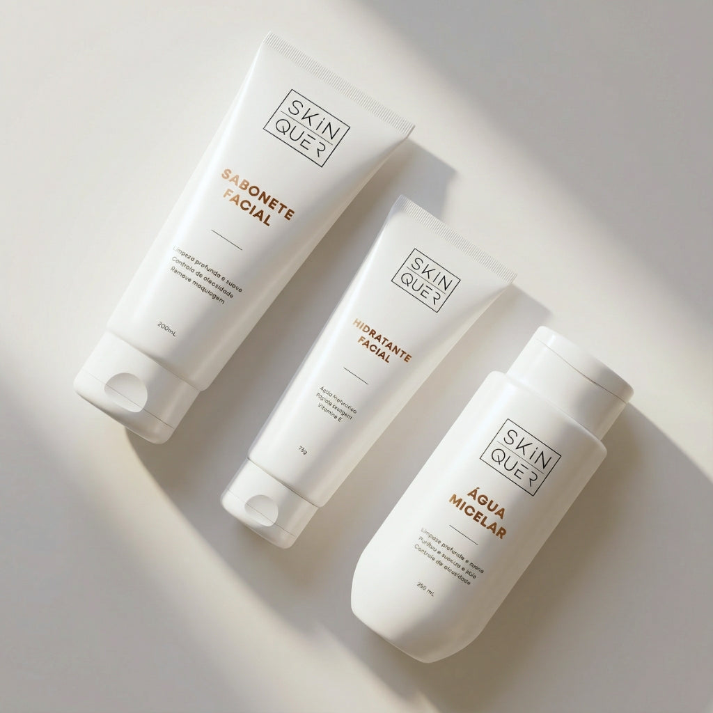 Kit Básico e Essencial Skin Quer