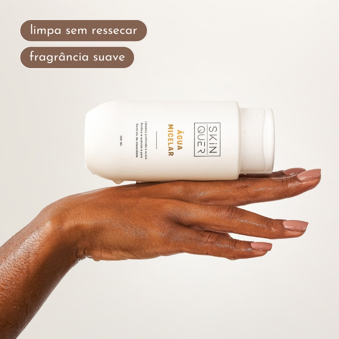 Água Micelar limpa sem ressecar