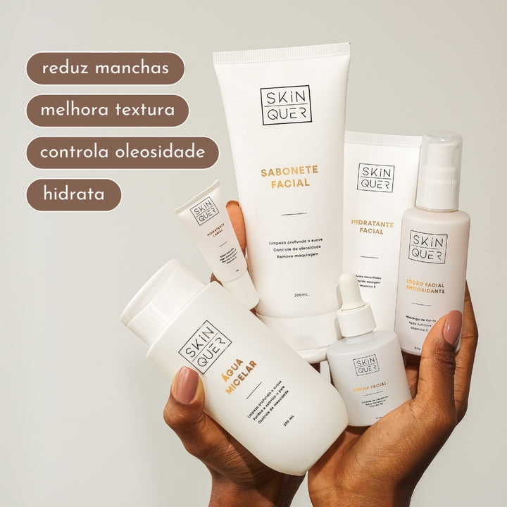 Kit skincare rotina completa benefícios